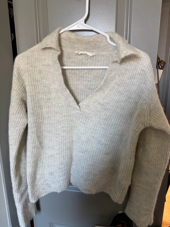 Everlane Sweaters - Everlane Alpaca Wool Blend Oversized Polo Sweater